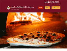 Tablet Screenshot of andreaspizza.net